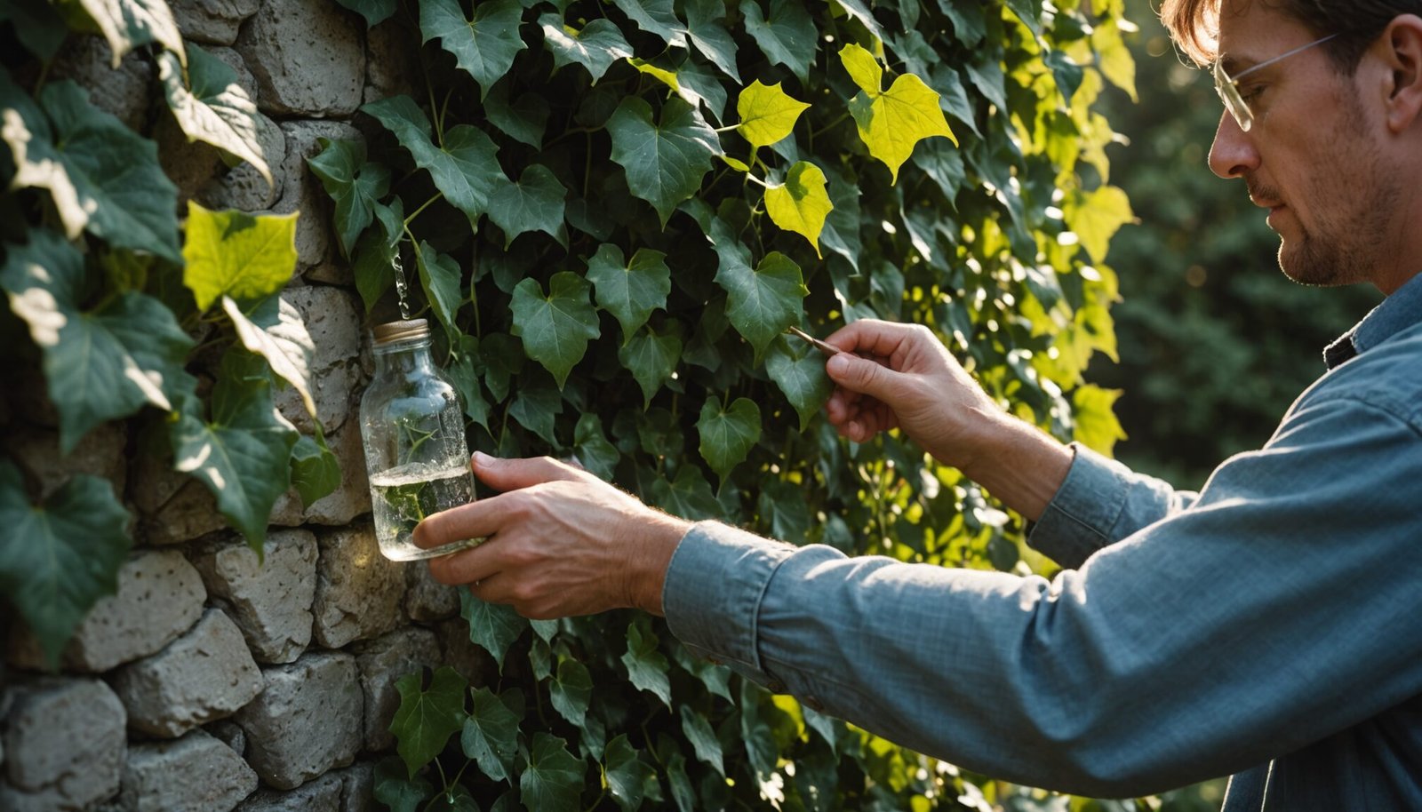 découvrez comment utiliser le vinaigre blanc pour éliminer efficacement le lierre de votre jardin de manière naturelle et économique.